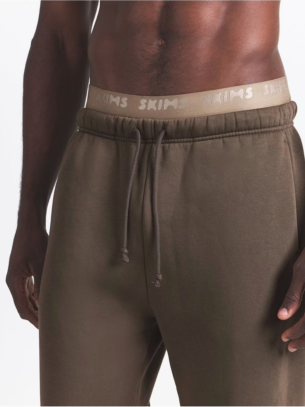 SKIMS NWT Driftwood Fleece Relaxed Jogger MENS SIZE LARGE